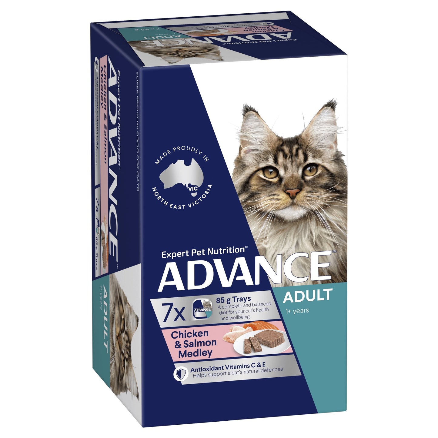 Advance Cat Chicken & Salmon Medley 85g