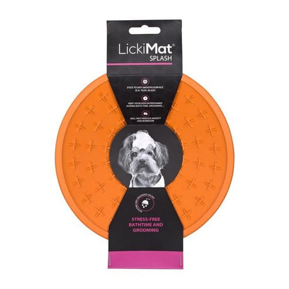 LickiMat Dog Splash Orange