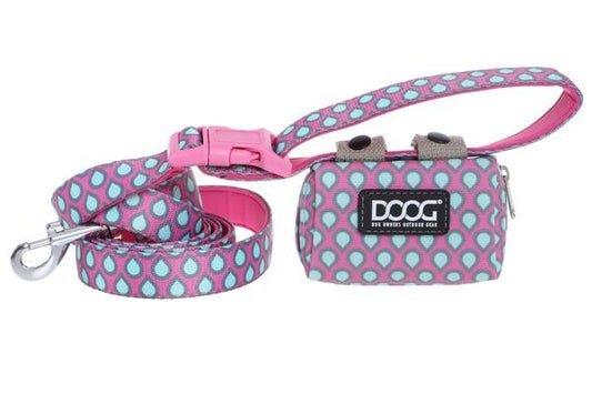 DOOG Walkie Pouch Luna, Pink With Tear Drops