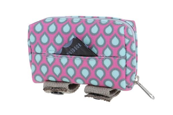 DOOG Walkie Pouch Luna, Pink With Tear Drops