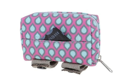 DOOG Walkie Pouch Luna, Pink With Tear Drops