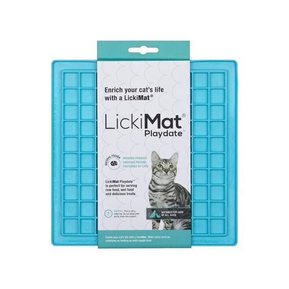 LickiMat Cat Playdate Turquoise