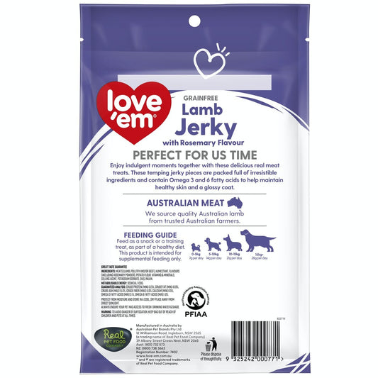 Love 'em Lamb & Rosemary Jerky