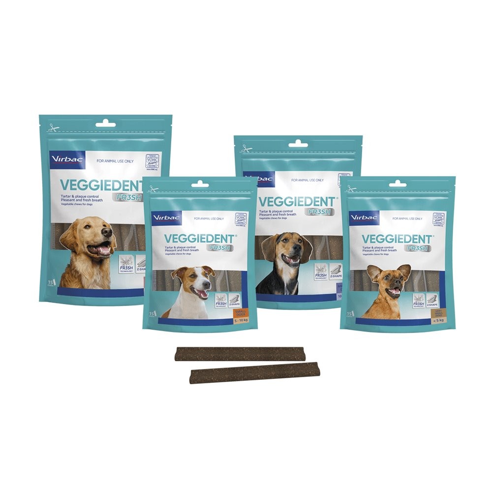 Virbac Veggiedent Fr3sh Large Chews (15pk)