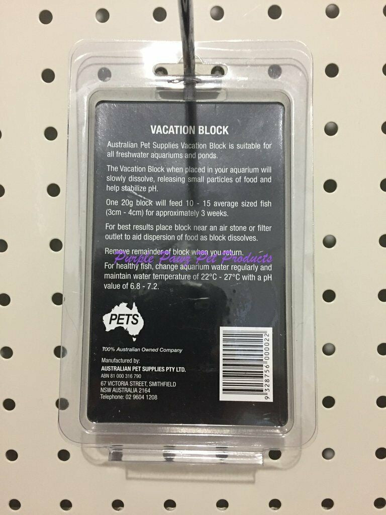PETS Vacation Block 20g
