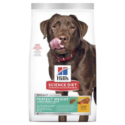 Hill's Science Diet Adult Perfect Weight Large Breed Chicken Recipe Dry Dog Food
