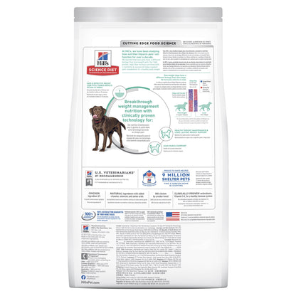 Hill's Science Diet Adult Perfect Weight Large Breed Chicken Recipe Dry Dog Food