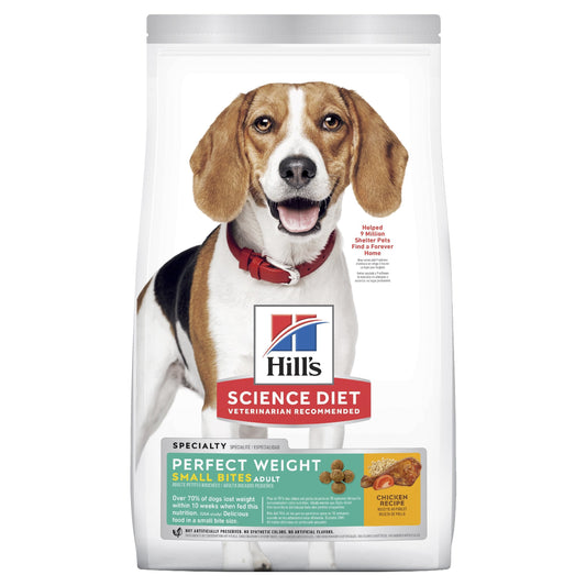 Hill's Science Diet Adult Perfect Weight Small Bites Chicken Recipe Dry Dog Food