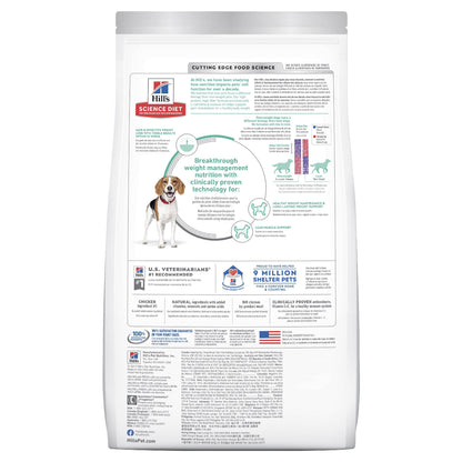 Hill's Science Diet Adult Perfect Weight Small Bites Chicken Recipe Dry Dog Food