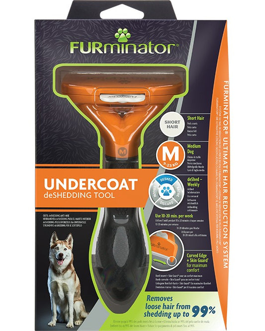 Furminator Medium Dog Short Hair DeShedding Brush