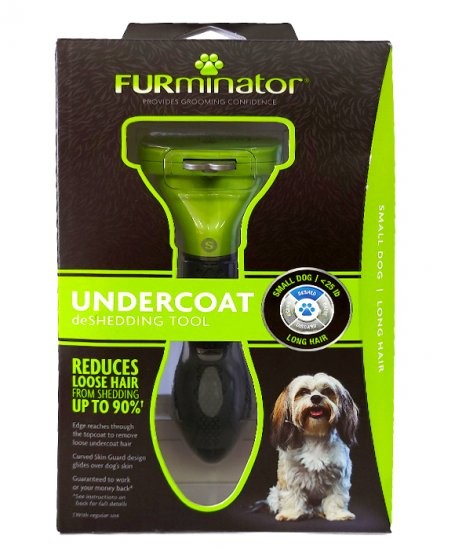 Furminator Small Dog Long Hair DeShedding Brush