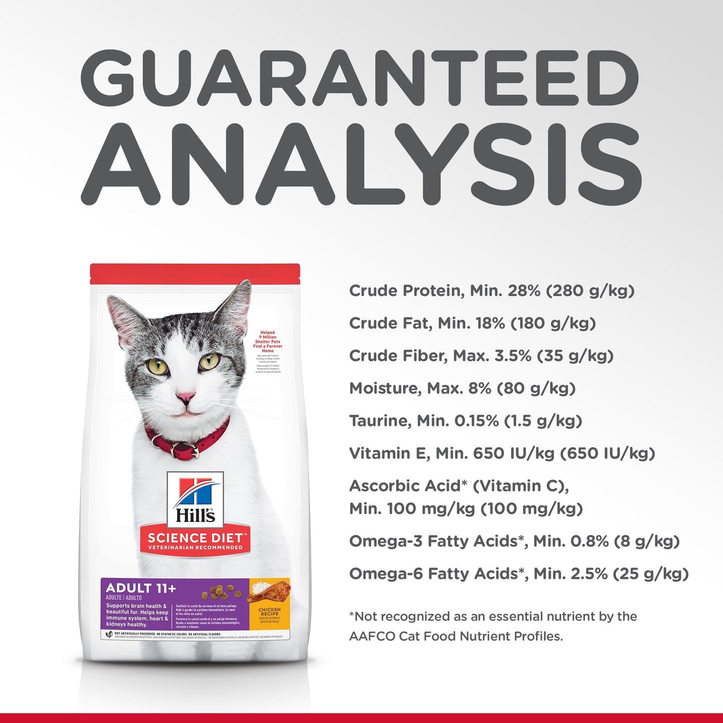 Hill's Science Diet Adult 11+ Senior Dry Cat Food