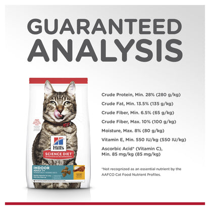 Hill's Science Diet Adult 7+ Indoor Dry Cat Food