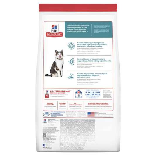 Hill's Science Diet Adult 11+ Indoor Dry Cat Food