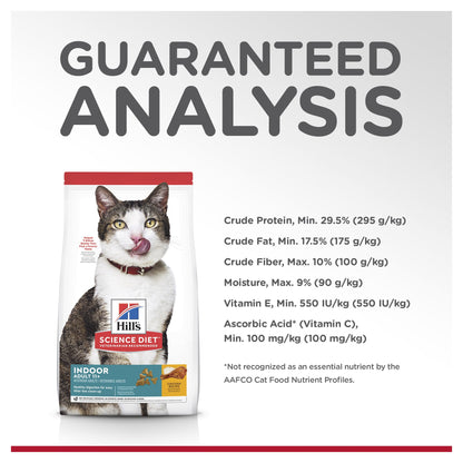 Hill's Science Diet Adult 11+ Indoor Dry Cat Food