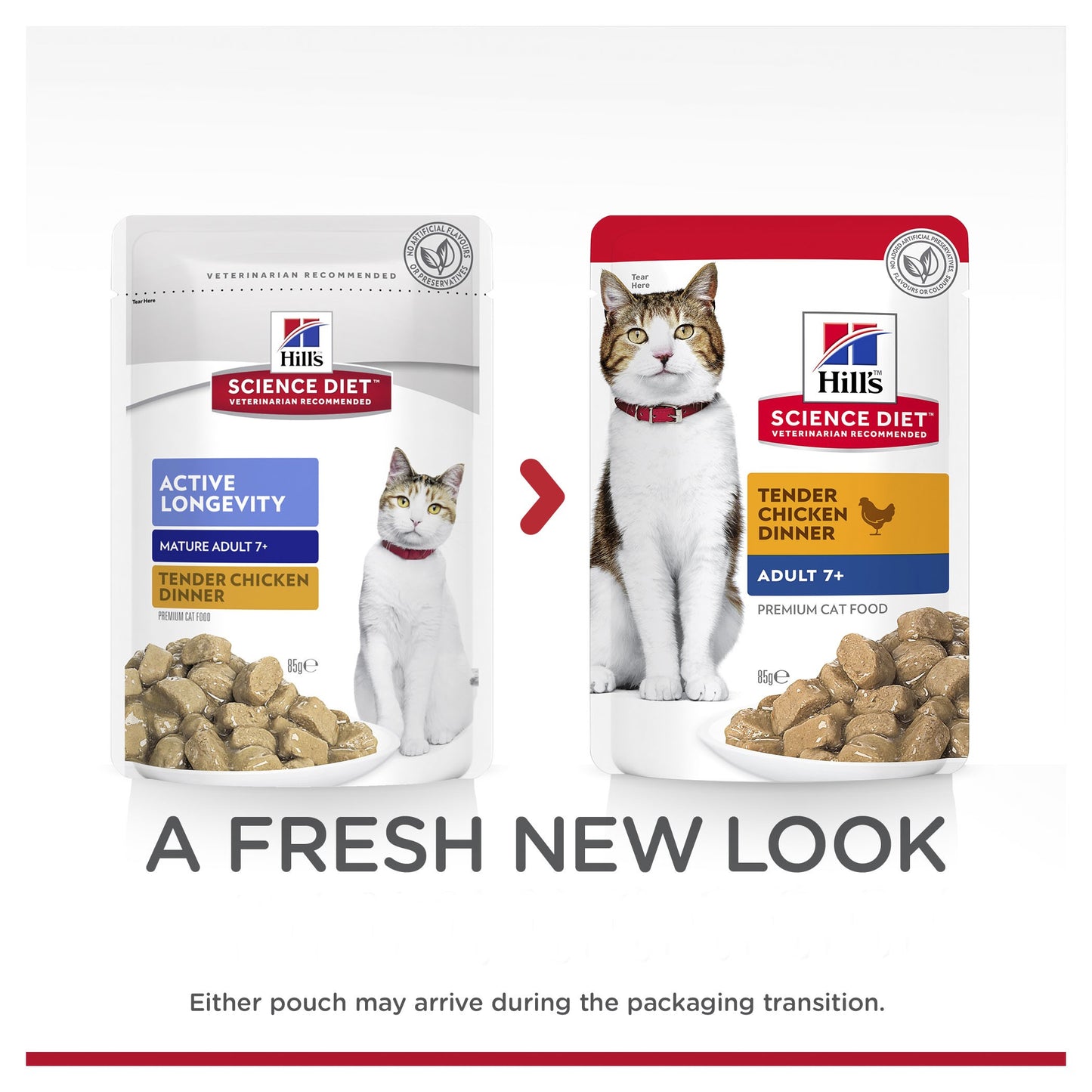 Hill's Science Diet Adult 7+ Chicken Wet Cat Food Pouches