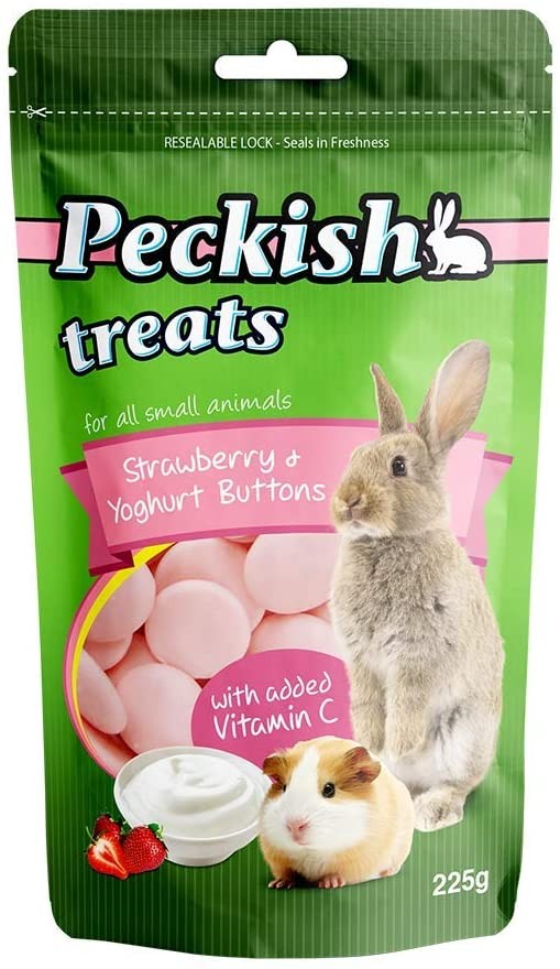 Peckish Strawberry Yoghurt Buttons 225g