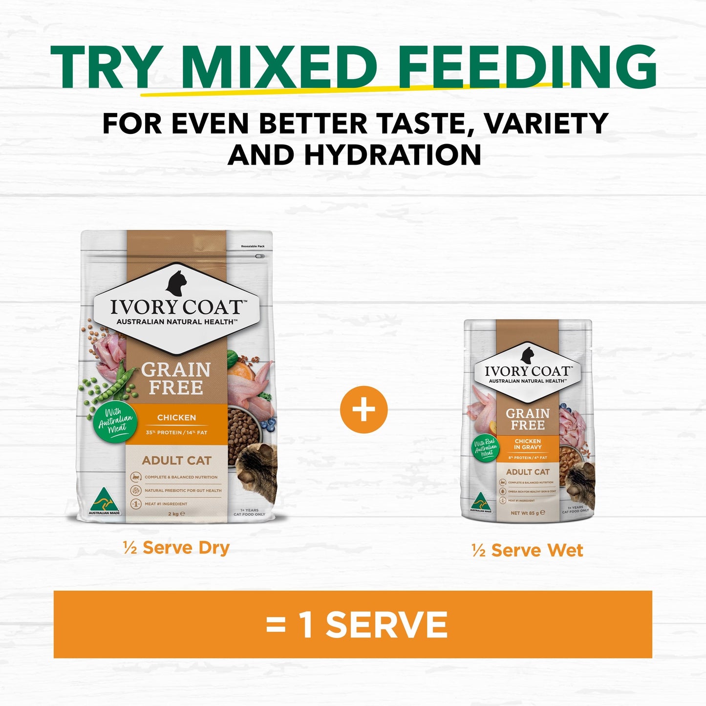 Ivory Coat Grain Free Adult Dry Cat Food Chicken
