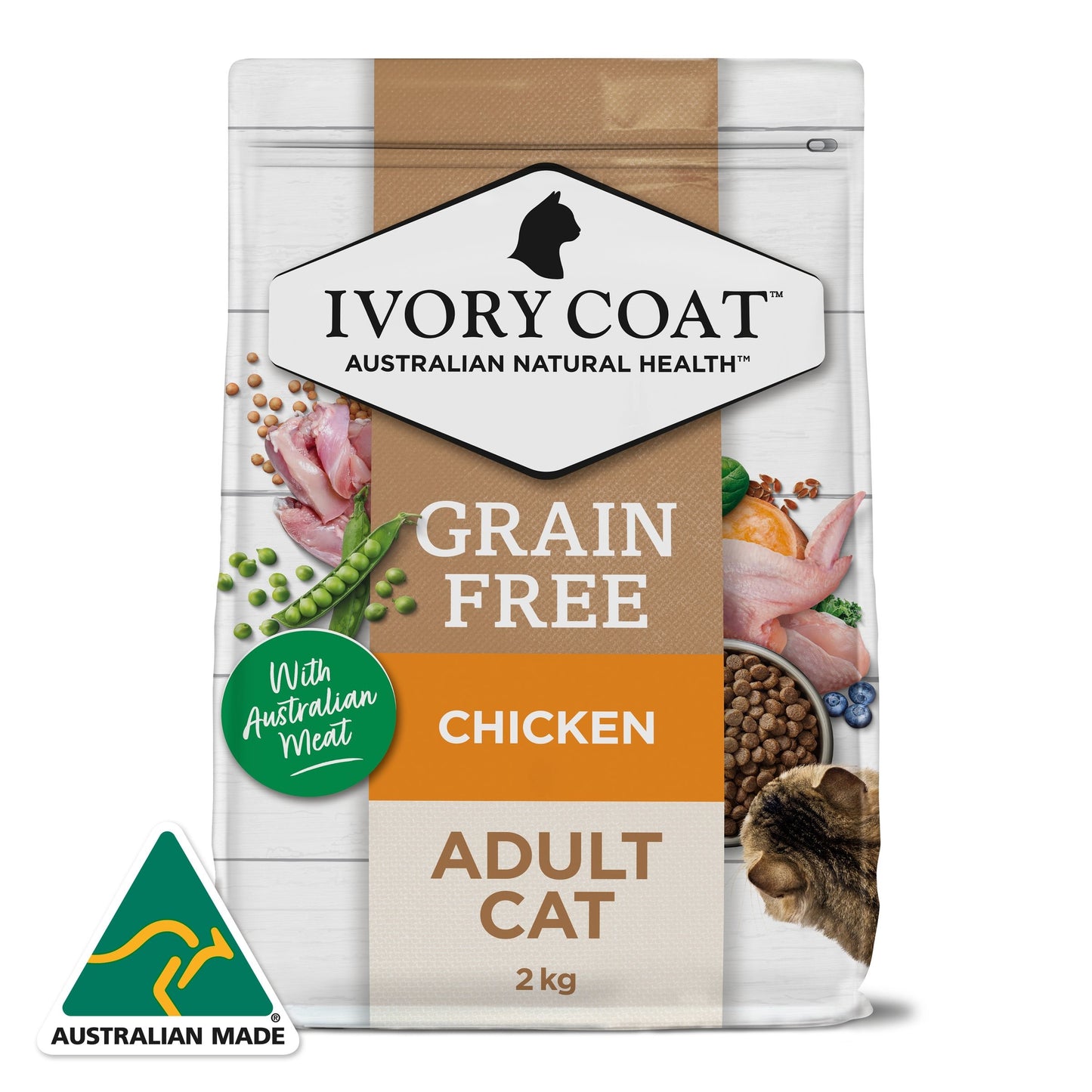 Ivory Coat Grain Free Adult Dry Cat Food Chicken