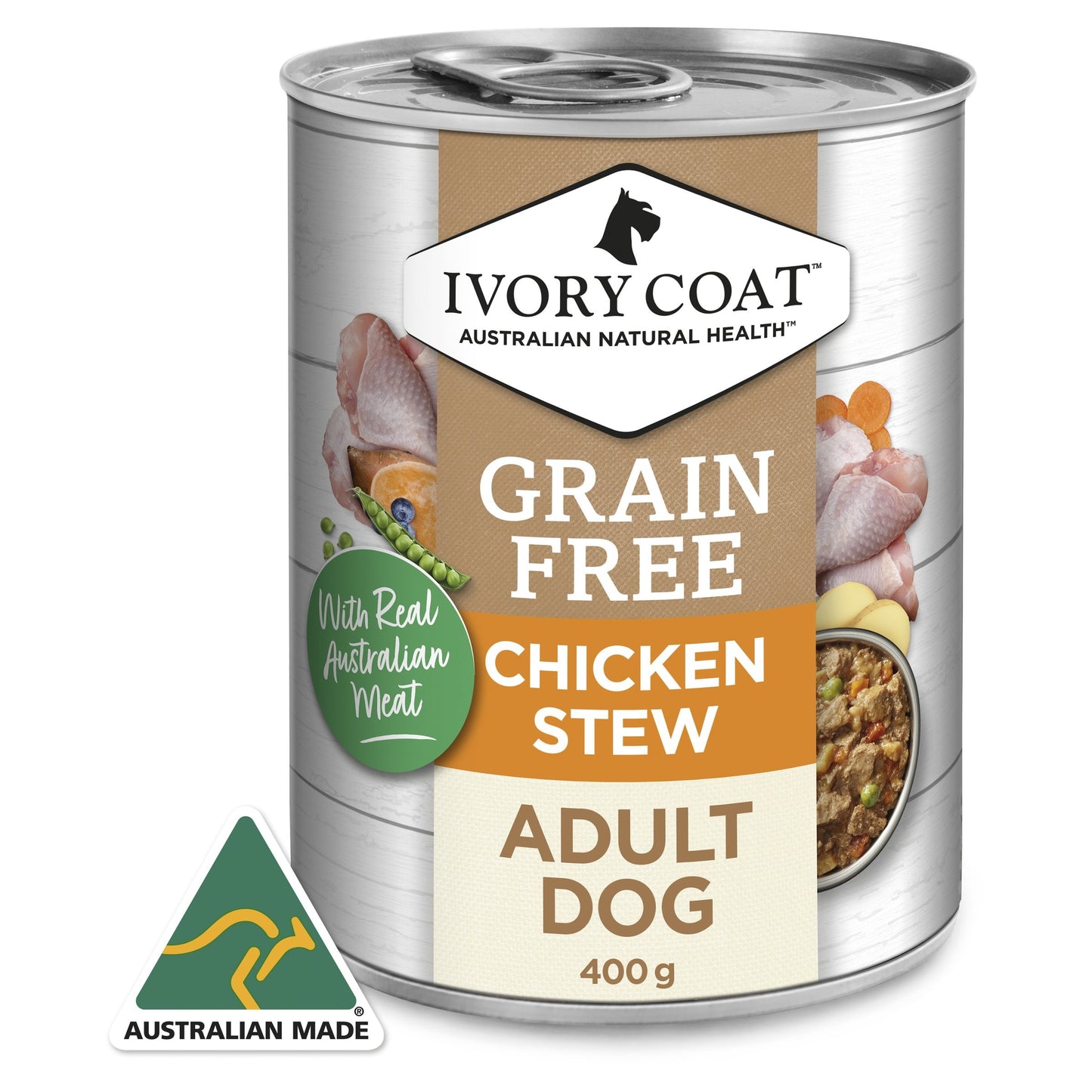 Ivory Coat Grain Free Wet Dog Food Chicken Stew