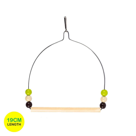 Pet Basics Original Bird Cage Wooden Swing (19cm)