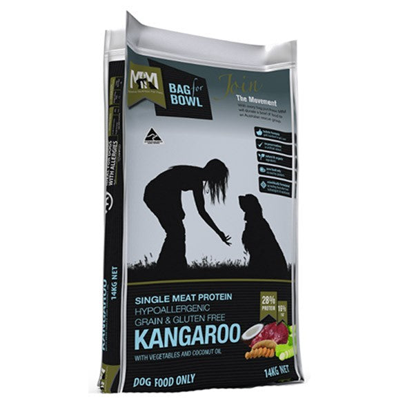 Meals For Mutts Grain Free Single Meat Protein Kangaroo with Vegetables & Coconut Oil Dry Dog Food