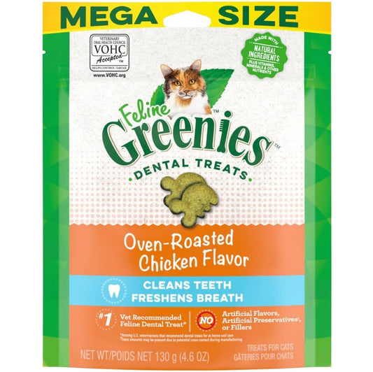 Greenies Feline Oven Roasted Chicken Cat Treats