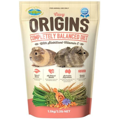 Vetafarm Cavy Origins for Guinea Pigs