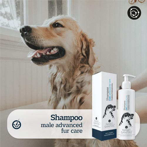 Nano Sanitas Male Advanced Fur Care Shampoo 250mL