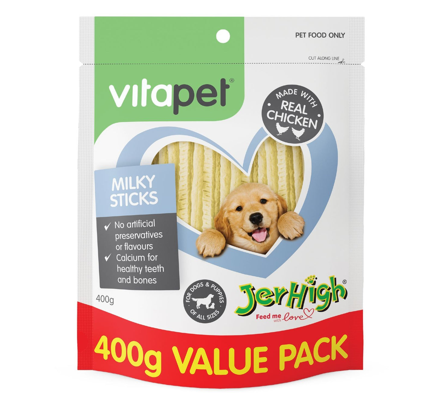 Vitapet Jerhigh Milky Sticks