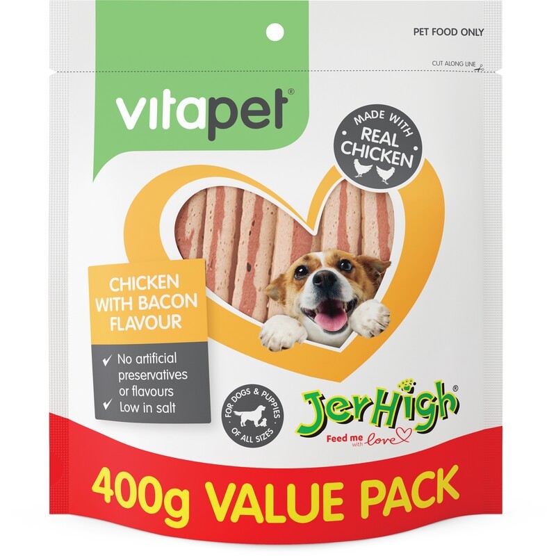 Vitapet Jerhigh Chicken With Bacon Flavour
