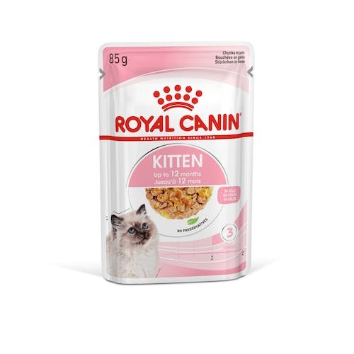 Royal Canin Kitten Instinctive Cat Wet Food Pouches in Jelly