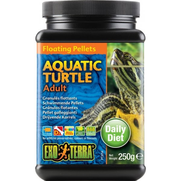 Exo Terra Turtle Food Adult Floating Pellets