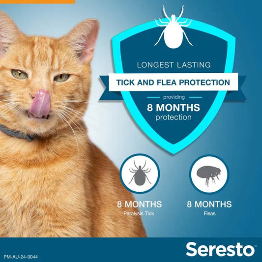 Seresto Collar for Cats 8-Month Flea & Tick Protection