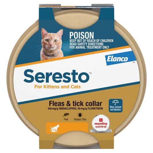 Seresto Collar for Cats 8-Month Flea & Tick Protection