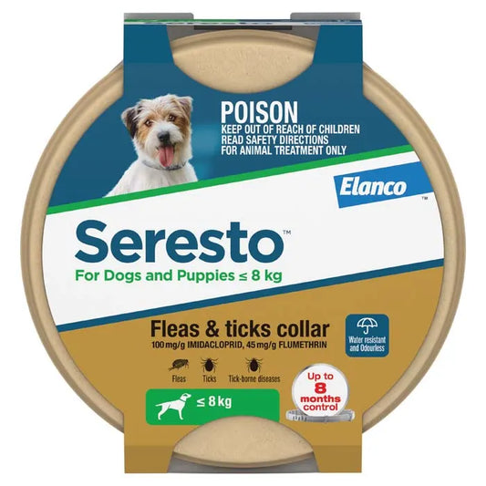 Seresto Collar for Small Dogs 8-Month Flea & Tick Protection