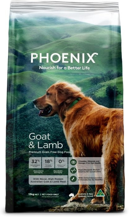 Phoenix Goat & Lamb Premium Grain Free Adult Dog Food