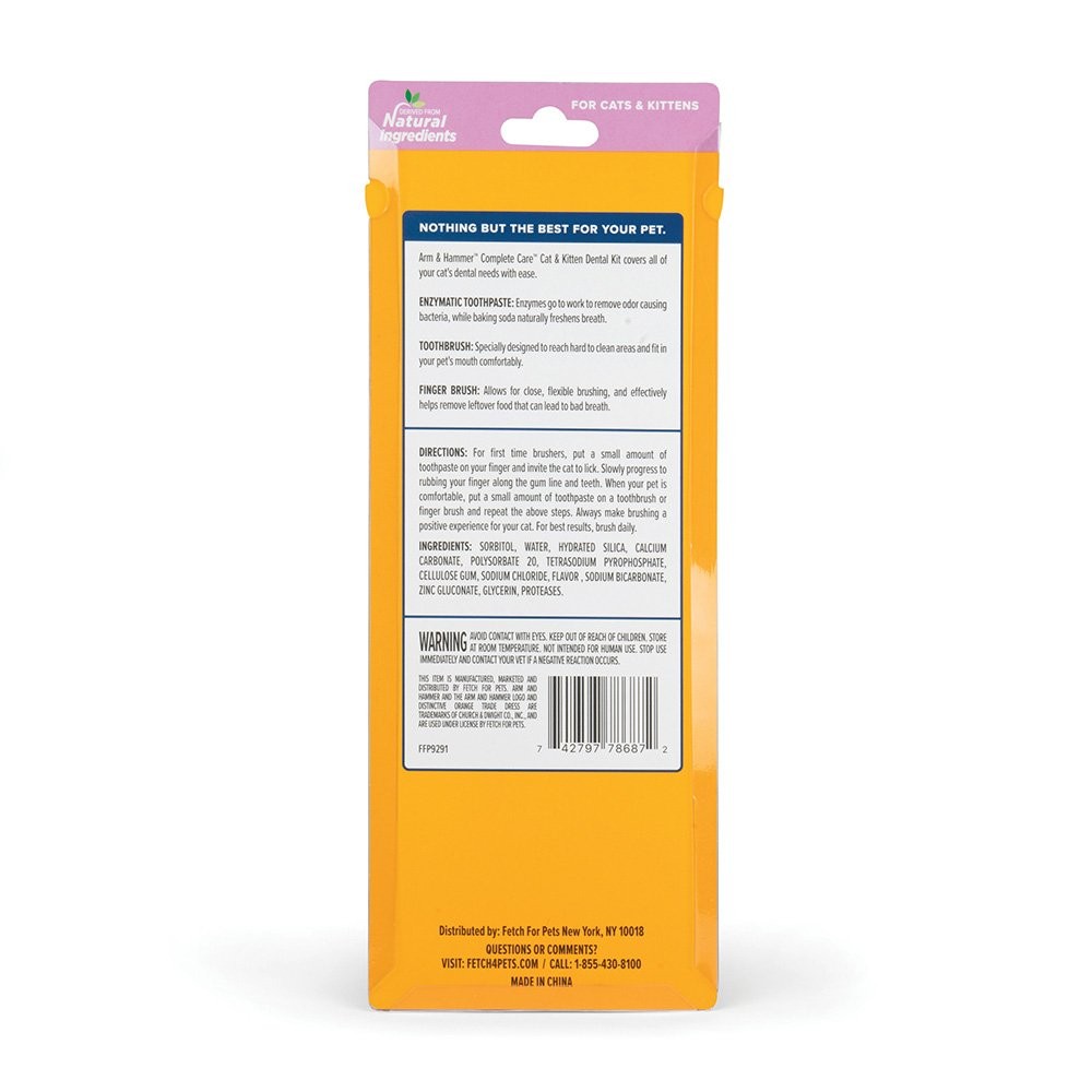 Arm & Hammer Complete Care Dental Kit for Cats