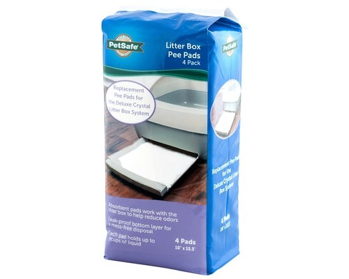 PetSafe Litter Box Replacement Pee Pad 4 Pack