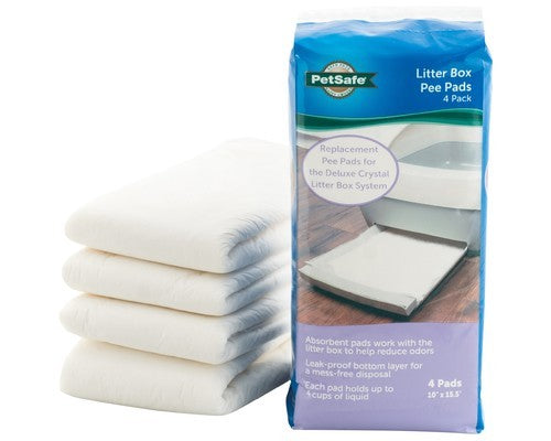 PetSafe Litter Box Replacement Pee Pad 4 Pack