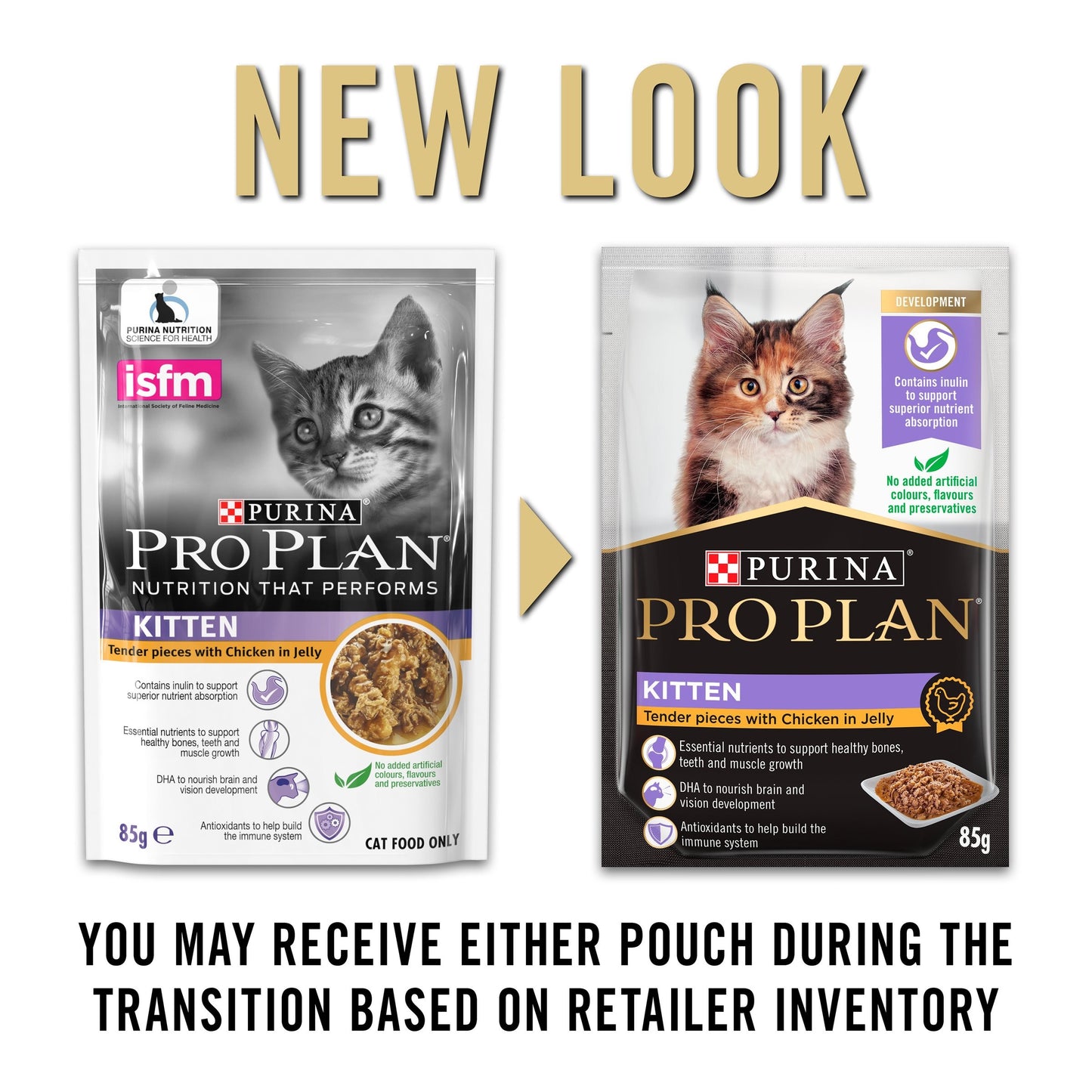 Pro Plan Kitten Chicken Jelly Wet Cat Food Pouches