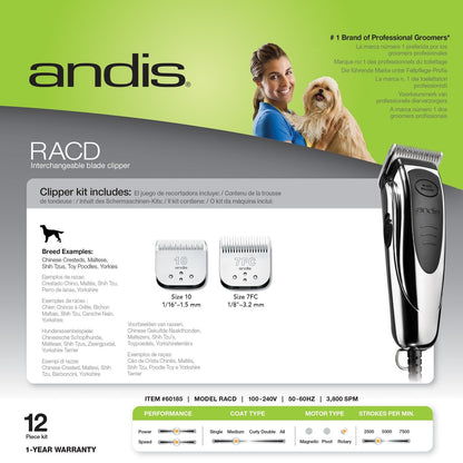 Andis RACD Interchangable Blade Medium Duty Clipper