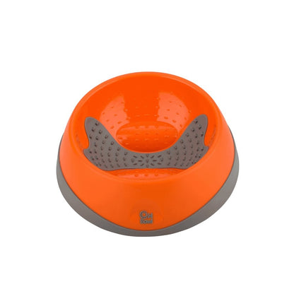 LickiMat Dog Oh Bowl Medium Orange