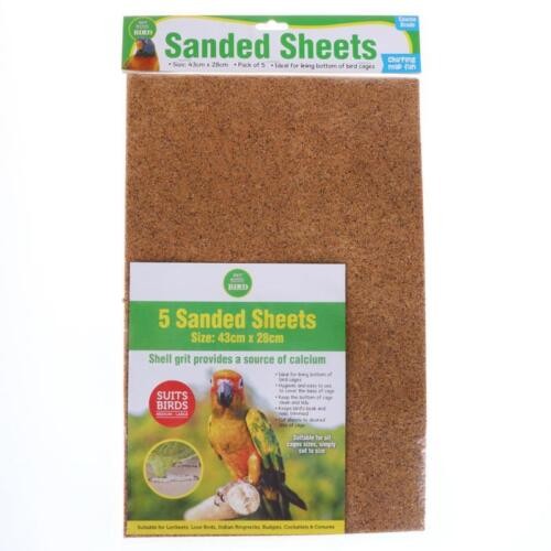 Pet Basic Original Bird Sand Sheets Large