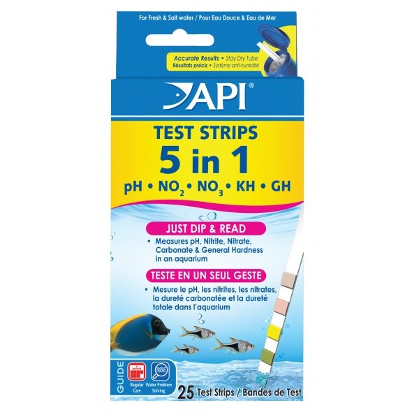 API Quick Testing Strips 5 in 1 25 Pack