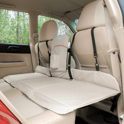 KURGO Backseat Bridge Cover Black/Hampton Sand