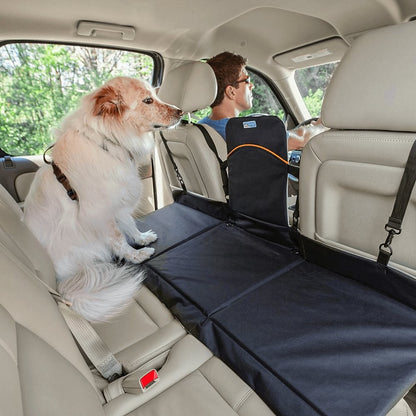 KURGO Backseat Bridge Cover Black/Hampton Sand
