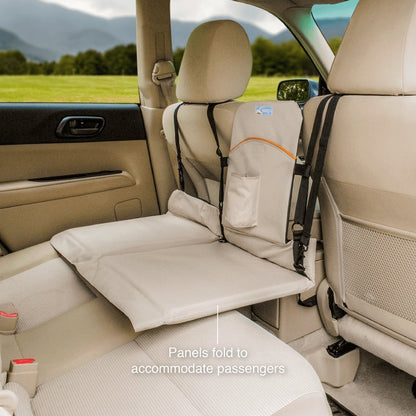 KURGO Backseat Bridge Cover Black/Hampton Sand