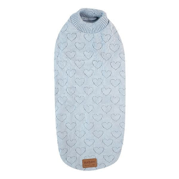 Kazoo Heart Knit Blue