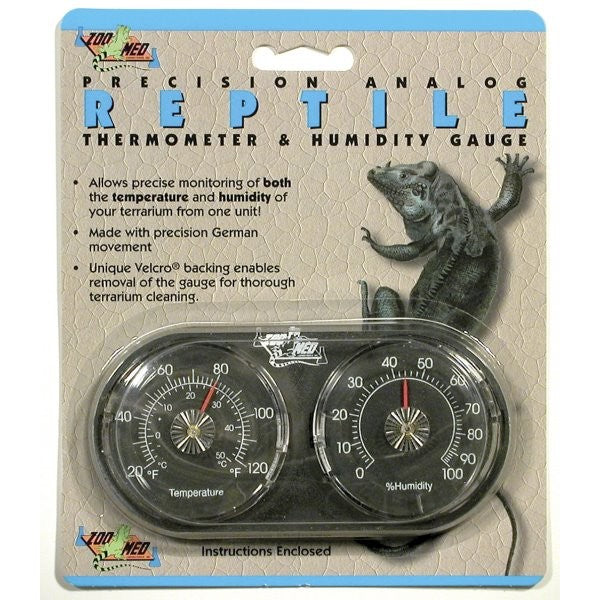 Zoo Med Dual Thermometer/Humidity Gauge